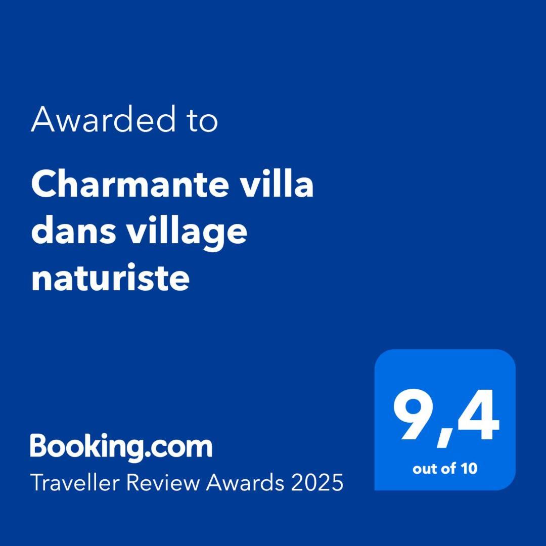 Charmante Villa Dans Village Naturiste ルカート エクステリア 写真